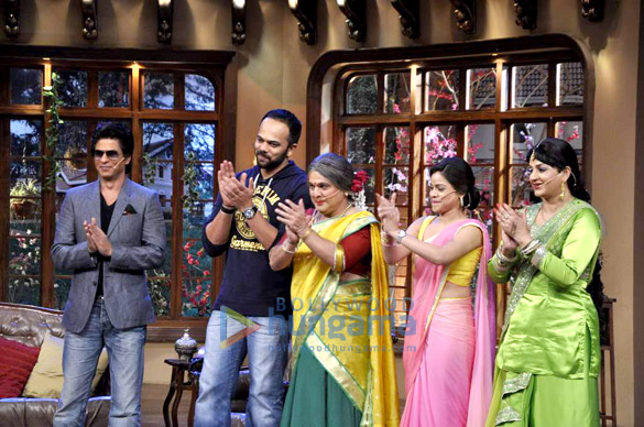 shahrukh on the sets of comedy nights with kapil 3
