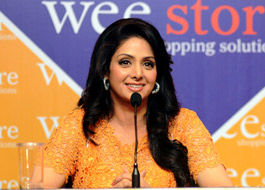 Sridevi chosen as the brand ambassador for Wee Stores