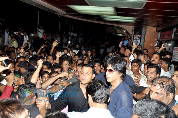 shahrukh rohit shetty promote chennai express at gaiety bandra 3