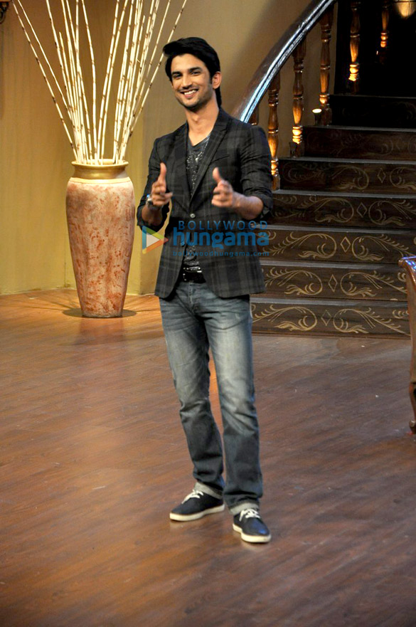 promotion of shuddh desi romance on the sets of comedy with kapil 14