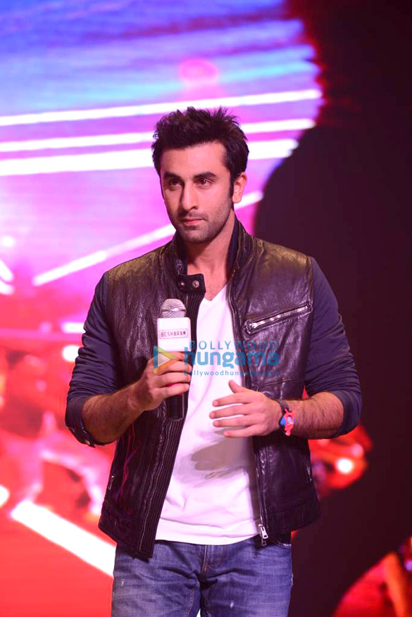 ranbir at the launch of song aare aare from film besharam 9