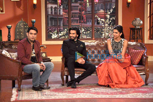 deepika ranveer on the sets of comedy nights with kapil 3