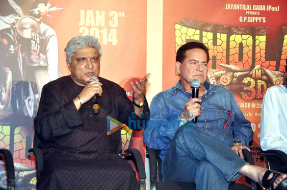 salim javed at the launch of sholay 3d 3