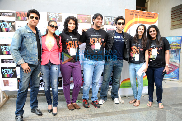 promotion of heartless at jai hind college festival 2