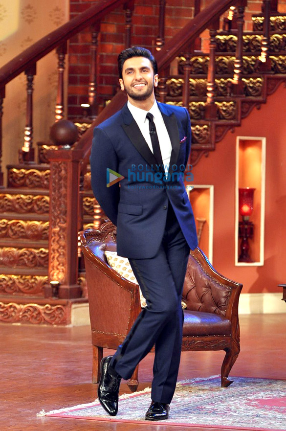 promotion of gunday on comedy nights with kapil 7