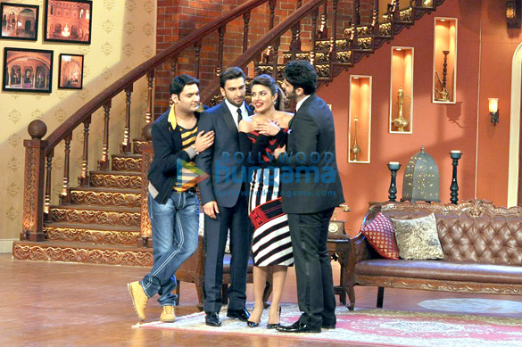 promotion of gunday on comedy nights with kapil 6