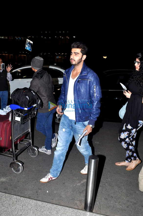 cast of gunday leave for dubai promotions 4