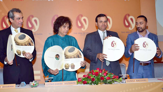 Zakir & Rahul At ‘Idea Of India’ Press Meet