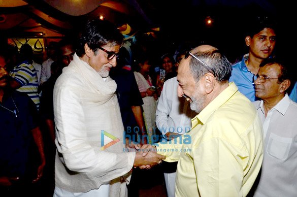big b graces the special screening of bombay to goa 3
