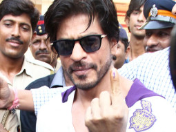 Shahrukh Khan Votes For Lok Sabha Elections 2014