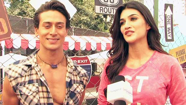Tiger Shroff – Kriti Sanon Shoot ‘The Pappi’ Song