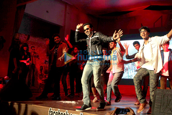 emraan humaima promote raja natwarlal at podar colleges festival enigma 3