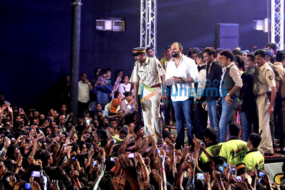 ajay rohit varun at sankalp dahi handi celebration 5