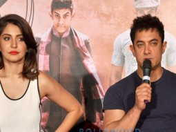Aamir Khan-Anushka Sharma-Rajkumar Hirani At Teaser Launch Of ‘PK’