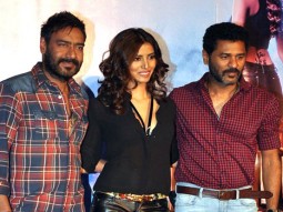 Ajay Devgn – Manasvi Mangai – Prabhu Dheva At Song Launch Of ‘Gangster Baby’