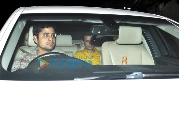 celebs snapped at the screening of pk at yashraj studio 18