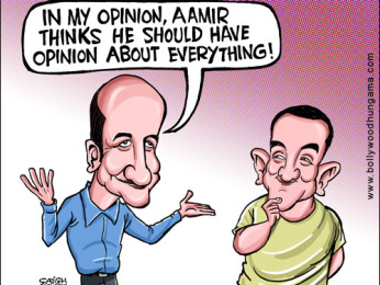 Bollywood Toons: Aamir Khan vs Anupam Kher!