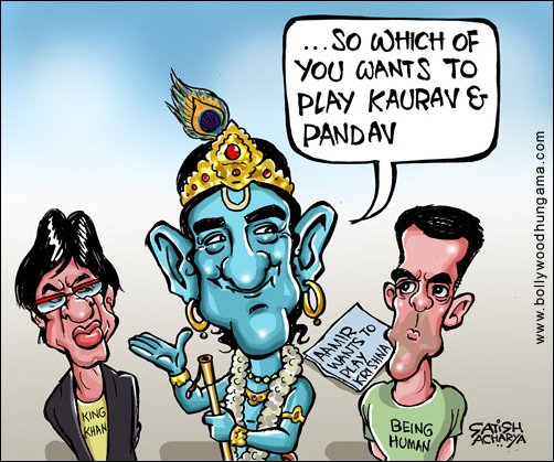Bollywood Toons: Aamir wants to play Krishna