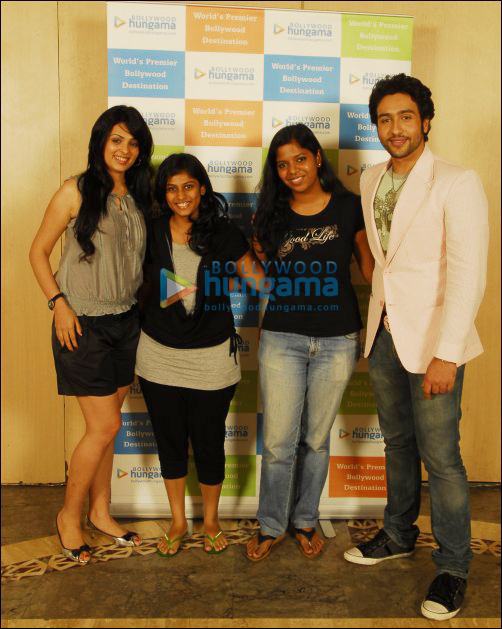 bollywood hungama contest winners have a blast with adhyayan and anjana 3