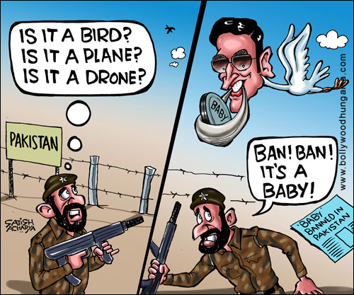 Bollywood Toons: Baby banned in Pakistan