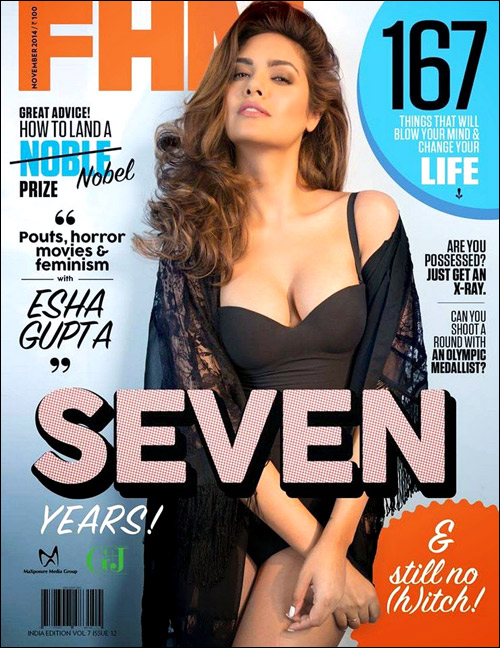 check out the sizzling esha gupta in the latest issue of fhm 2