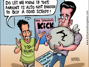 Bollywood Toons: Salman Khan’s Kick mints money Bollywood Toons: Salman Khan’s Kick mints money