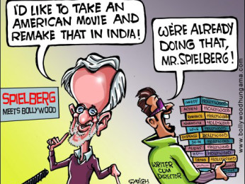 Bollywood Toons: Spielberg- Bollywood – Remakes Bollywood Toons: Spielberg- Bollywood – Remakes