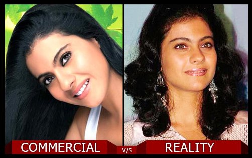 celebrity hair in commercials vs in reality 7