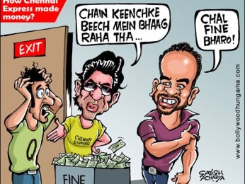 Bollywood Toons: Chennai Express Fine Bollywood Toons: Chennai Express Fine