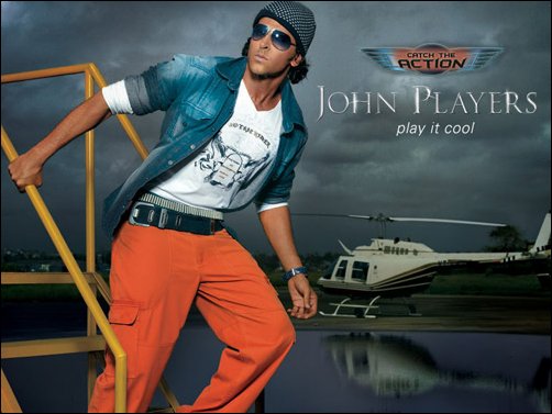photo gallery hrithiks new look for john players 2