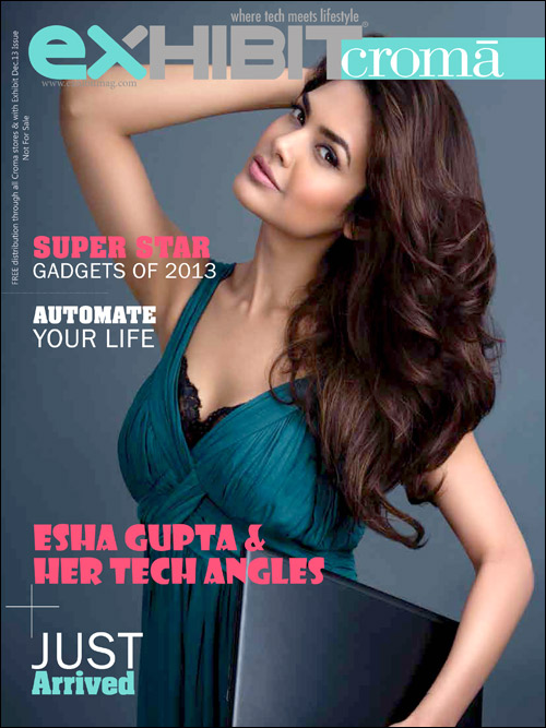 check out esha gupta on the cover of exhibit 2