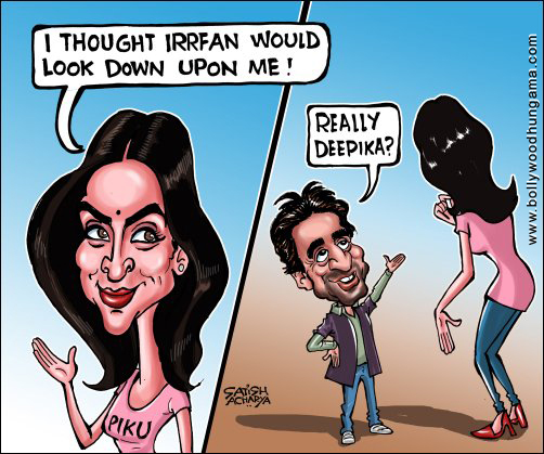 Bollywood Toons: Irrfan looks up to Deepika