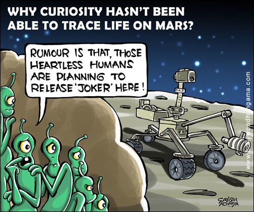 Bollywood Toons: Aliens scared of Joker