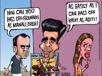 Bollywood Toons: Kashmir=Manali, Kalki=Aditi Bollywood Toons: Kashmir=Manali, Kalki=Aditi