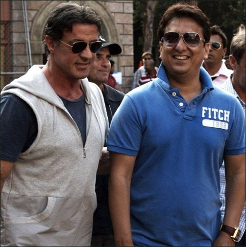 sylvester stallone shoots for kambakht ishq 5