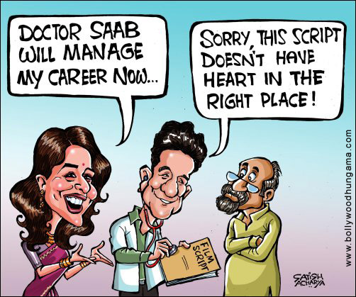 Bollywood Toons: Madhuri’s ‘Doctor’ Manager