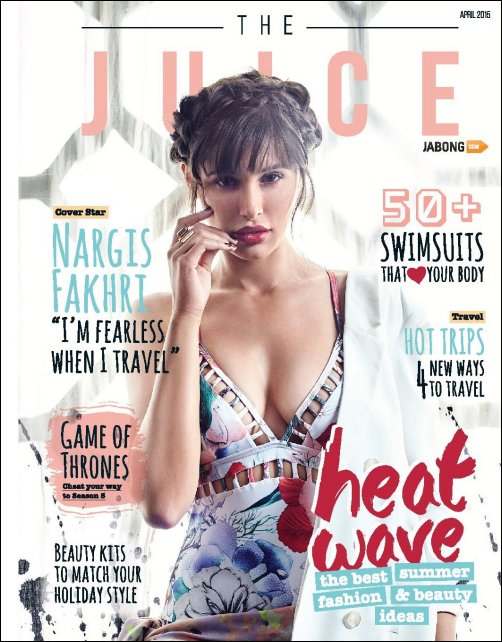 check out nargis fakhri on the cover of the juice 2