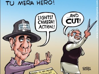 Bollywood Toons: Pahlaj Nihalani’s action hero Bollywood Toons: Pahlaj Nihalani’s action hero