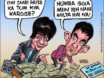 Bollywood Toons: PK crosses Rs 300 crore Bollywood Toons: PK crosses Rs 300 crore