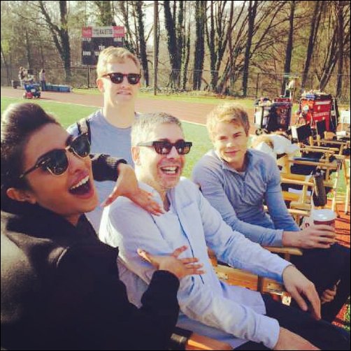 check out priyanka chopras fun moments on the sets of quantico 5