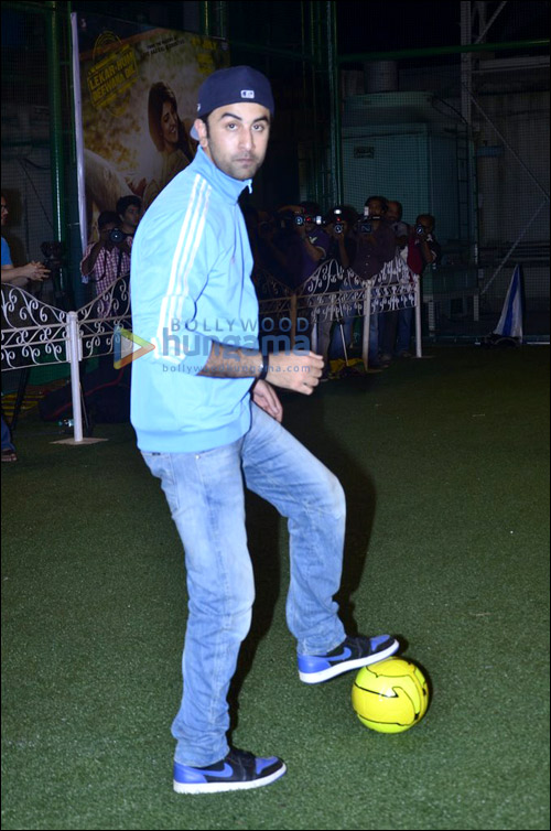 check out ranbir plays football with cousin armaan 3