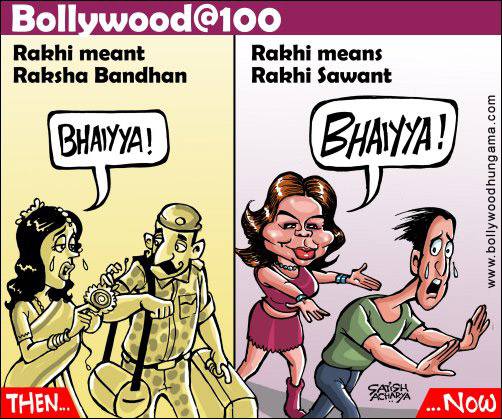 Bollywood Toons: Rakhi se Raksha