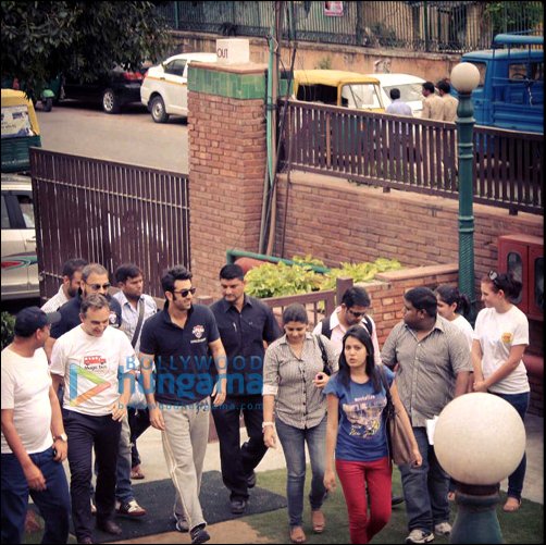check out ranbir plays football with kids from magic bus 2