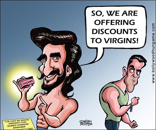 Bollywood Toons: Ranveer loses his virginity
