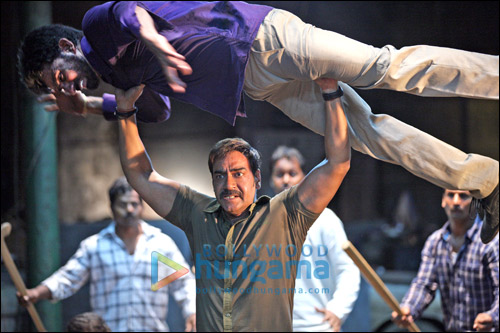 check out ajay devgns high octane action sequences in singham returns 3