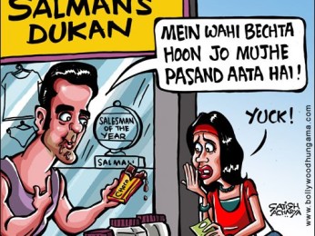 Bollywood Toons: Sallu sells what he uses Bollywood Toons: Sallu sells what he uses