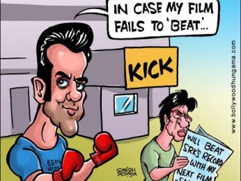 Bollywood Toons: Salman’s ‘Kick’ to SRK