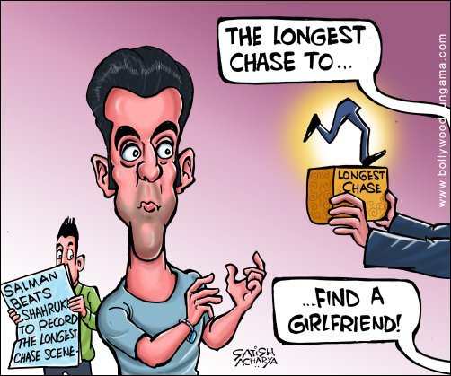 Bollywood Toons: Salman is the longest chaser