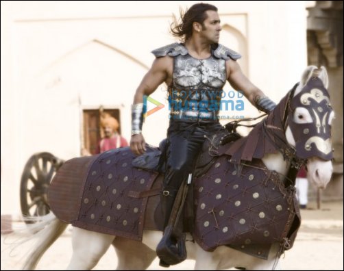 on the sets of salman khan starrer veer 3