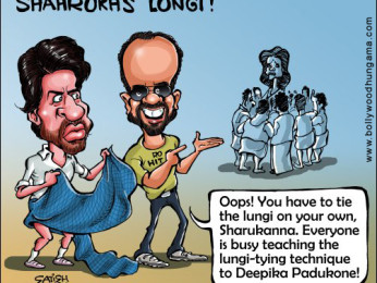 Bollywood Toons: Shah Rukh’s lungi